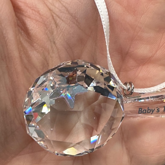 Swarovski Crystal Baby’s 1st Rattle with ribbon - Picture 4 of 5